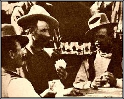 Poker cowboy hats 1882